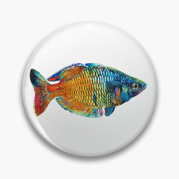 Item preview, A Colorful Rainbow Fish designed and sold by Sharon Cummings Art.