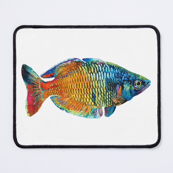 Item preview, A Colorful Rainbow Fish designed and sold by Sharon Cummings Art.