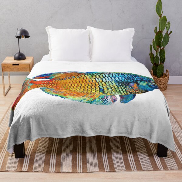 Item preview, A Colorful Rainbow Fish designed and sold by Sharon Cummings Art.