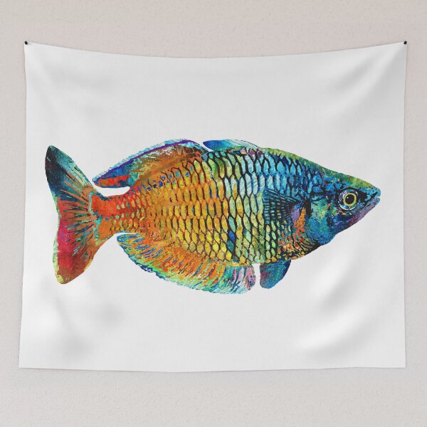 Item preview, A Colorful Rainbow Fish designed and sold by Sharon Cummings Art.