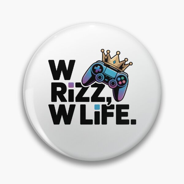 Item preview, W Rizz W Life Crowned Joystick designed and sold by Raluk.