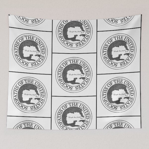Item preview, Sociopaths of the United States (with Border) designed and sold by V-M-Studios.