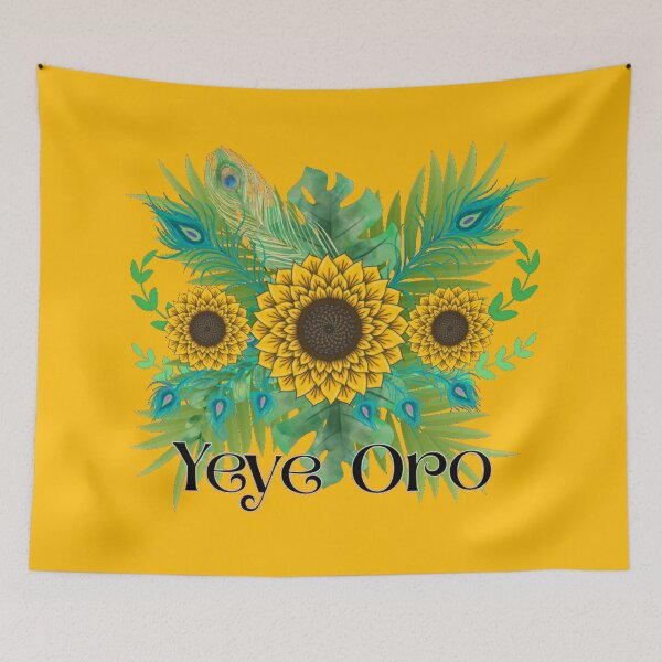 Item preview, Yeye Oro Goddess Sunflowers designed and sold by artbyomega.