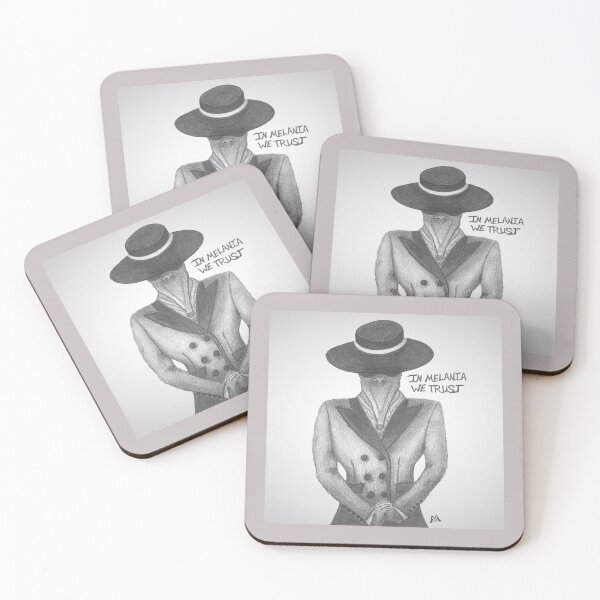 Item preview, In Melania We Trust (with Border) designed and sold by V-M-Studios.