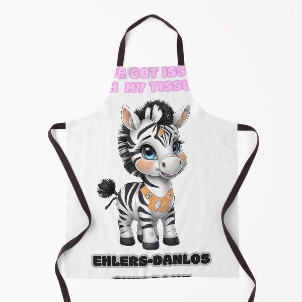 Item preview, Zebra with Issues in My Tissues EDS Awareness Cartoon designed and sold by FLARE.