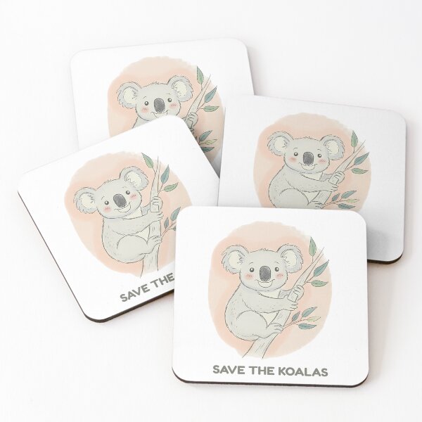 Item preview, Save the Koalas T-shirt – Cute Animal Lover Gift Design designed and sold by Print Era.