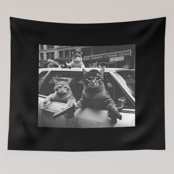 Item preview, Vintage Cat Gang Funny designed and sold by Tanjaberto.
