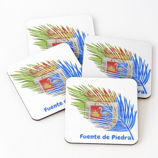 Item preview, Abstract Flag of Fuente de Piedra – Feather Shape Design designed and sold by ArteJorge48.