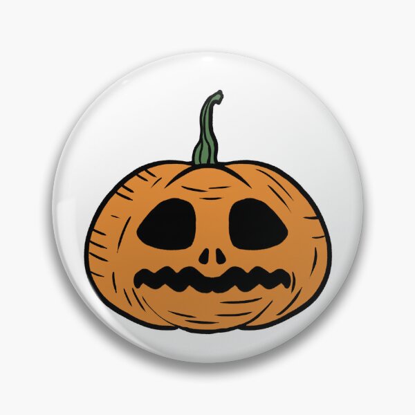 Item preview, Halloween Pumpkin Concerned Face Cartoon Style designed and sold by Carlo-Atzei.