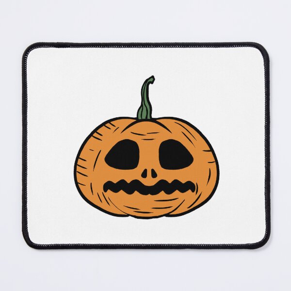 Item preview, Halloween Pumpkin Concerned Face Cartoon Style designed and sold by Carlo-Atzei.