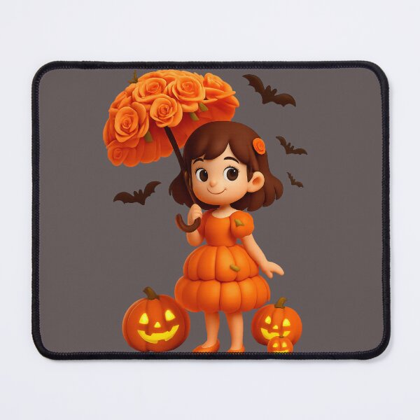 Item preview, Pumpkin Rose Witch – Halloween Elegance Sorcière Citrouille & Roses – Élégance d’Halloween designed and sold by Drawingshirts.