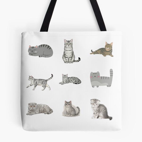 Item preview, Grey tabby cat pack designed and sold by BritishDelights.