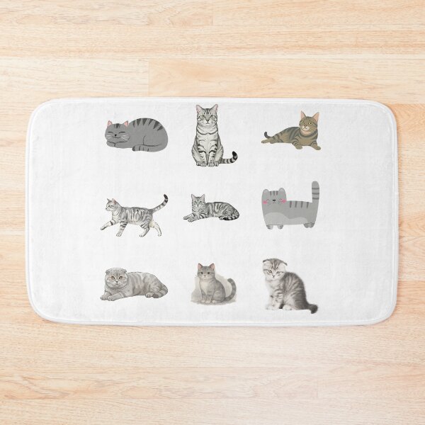 Item preview, Grey tabby cat pack designed and sold by BritishDelights.