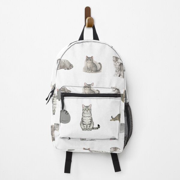 Item preview, Grey tabby cat pack designed and sold by BritishDelights.