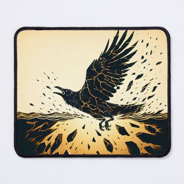 Item preview, Torn Paper Raven, Ai Generated Art  designed and sold by ACC .