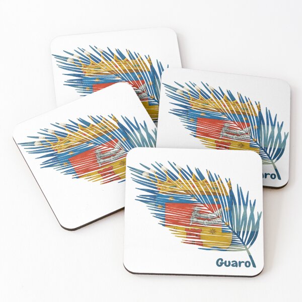 Item preview, Abstract Flag of Guaro – Feather Shape Design designed and sold by ArteJorge48.