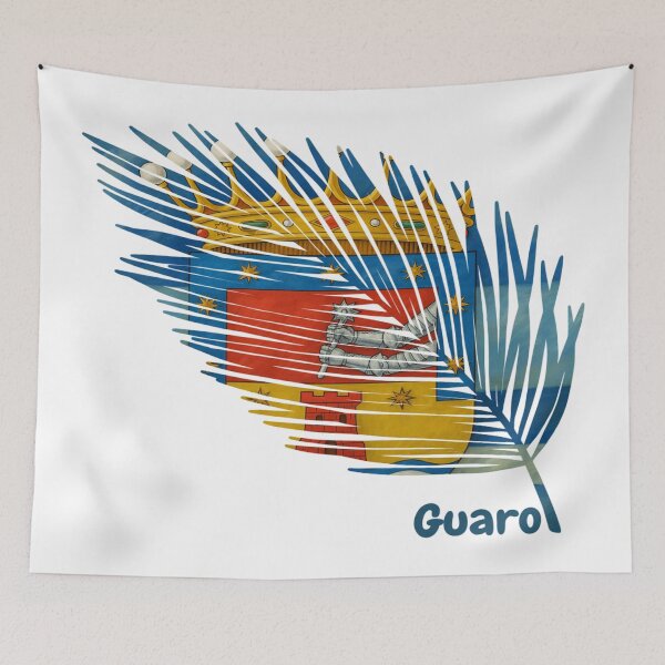 Item preview, Abstract Flag of Guaro – Feather Shape Design designed and sold by ArteJorge48.