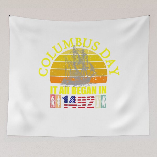 Item preview, Happy Columbus Day Christopher Columbus Italian Navigator T-Shirt designed and sold by tara3amran.