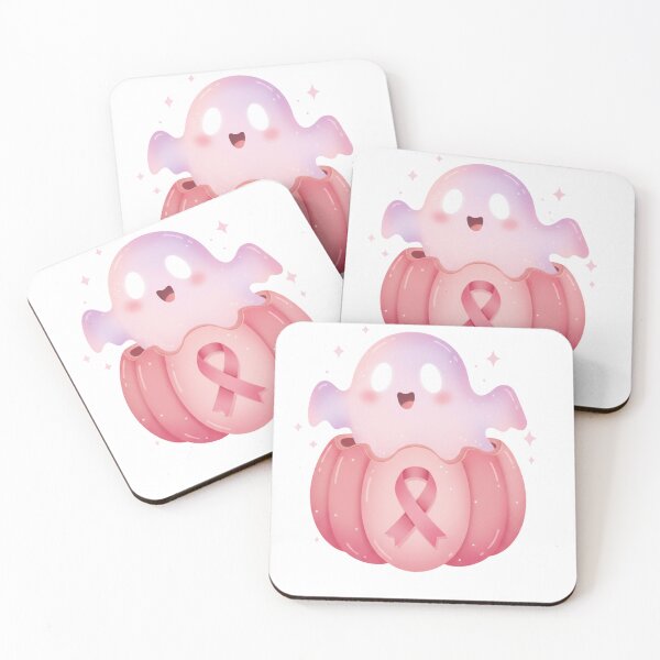 Item preview, Pink Pumpkin Ghost – Halloween Breast Cancer Awareness Design, Spooky Support Shirt, Pink October Gift designed and sold by Infinirish.