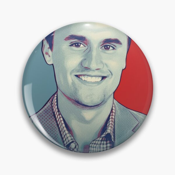 Item preview, FREEDOM: CHARLIE KIRK in Red and Blue - ON BLACK designed and sold by Holy Coast Threads (Formerly ChristianFlower).
