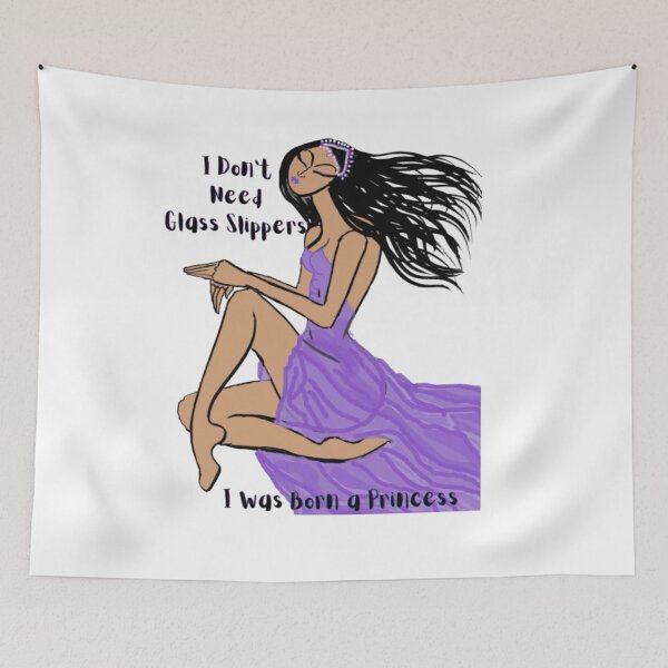 Item preview, Born a Princess | Empowering Feminine Illustration Design designed and sold by BulletKitty82.