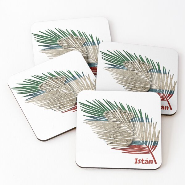 Item preview, Abstract Flag of Istan – Feather Shape Design designed and sold by ArteJorge48.