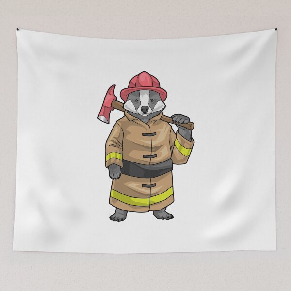 Item preview, Badger Firefighter Axe Fire department designed and sold by Snabdesign84.