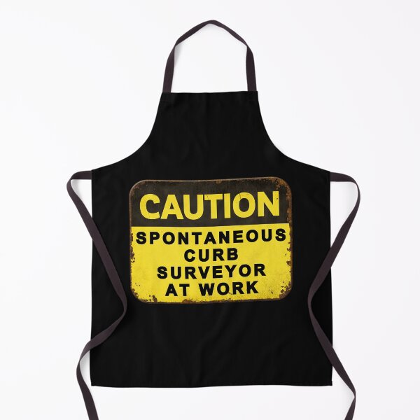 Item preview, CAUTION: CURB SURVEYOR AT WORK designed and sold by SweetsAndSavary.