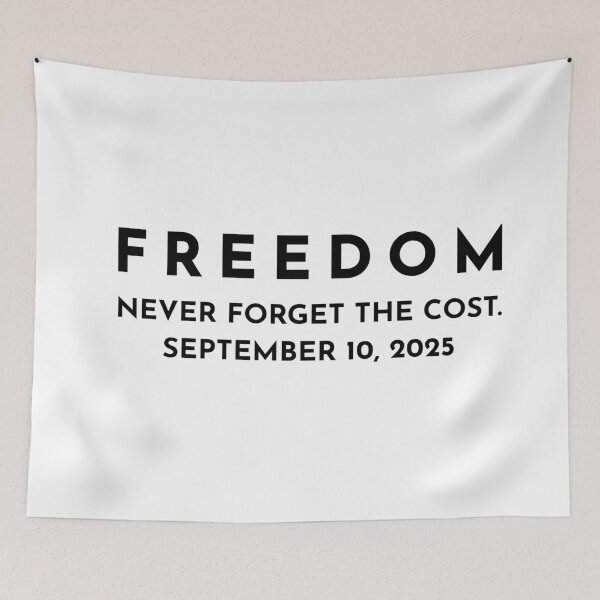 Item preview, Freedom Never Forget the Cost designed and sold by PryzmSquirrel.