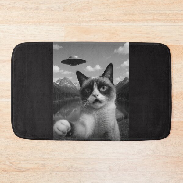 Item preview, Cat Selfie with Alien UFO Funny Cat Gifts for Men Women Tank Top designed and sold by tara3amran.