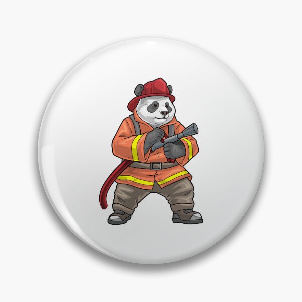 Item preview, Panda Firefighter Fire hose Fire department designed and sold by Snabdesign84.