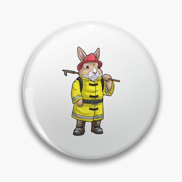 Item preview, Rabbit Firefighter Pike pole Fire department designed and sold by Snabdesign84.