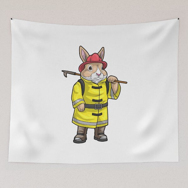 Item preview, Rabbit Firefighter Pike pole Fire department designed and sold by Snabdesign84.