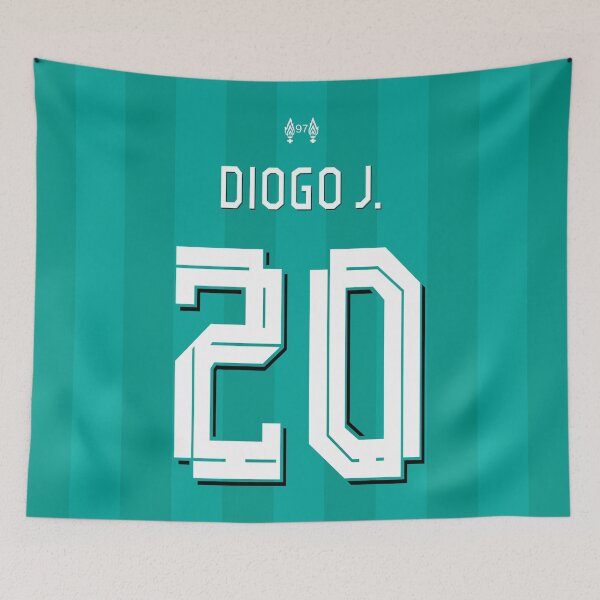 Item preview, Diogo Jota Liverpool 3rd 25-26 Tribute Eternal Flames 97 YNWA designed and sold by ZeroCool360.