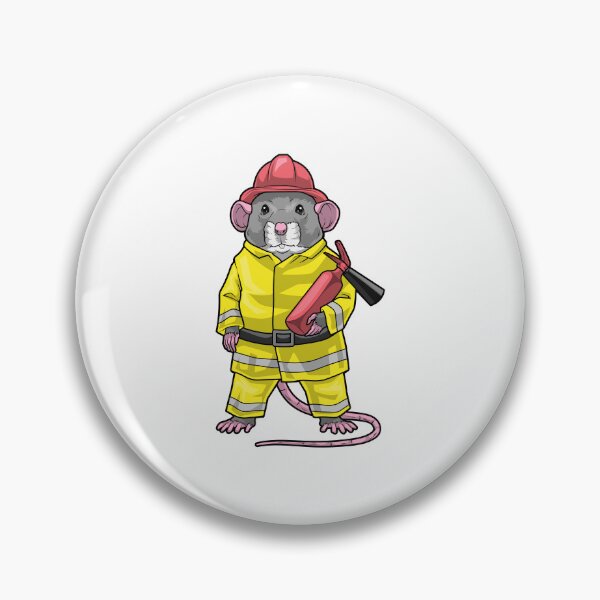 Item preview, Rat Firefighter Fire extingusher Fire department designed and sold by Snabdesign84.