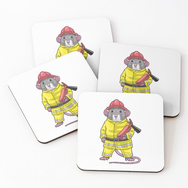 Item preview, Rat Firefighter Fire extingusher Fire department designed and sold by Snabdesign84.