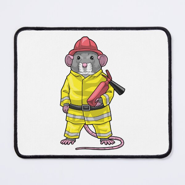 Item preview, Rat Firefighter Fire extingusher Fire department designed and sold by Snabdesign84.