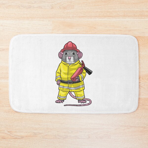 Item preview, Rat Firefighter Fire extingusher Fire department designed and sold by Snabdesign84.