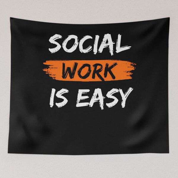 Item preview, Social Work Is Easy Funny For Dad For Mom designed and sold by OraHaley.