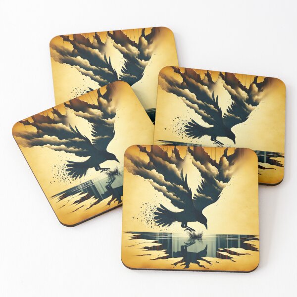 Item preview, Torn Paper Raven, Ai Generated Art  designed and sold by ACC .