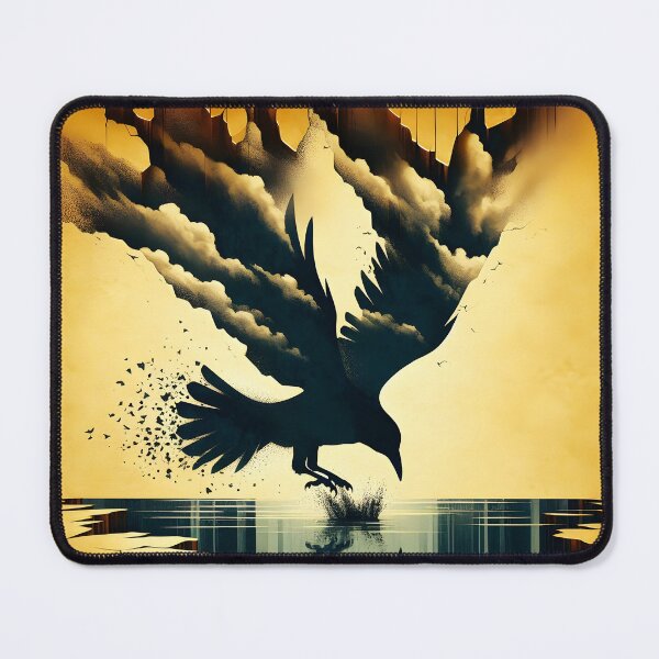 Item preview, Torn Paper Raven, Ai Generated Art  designed and sold by ACC .