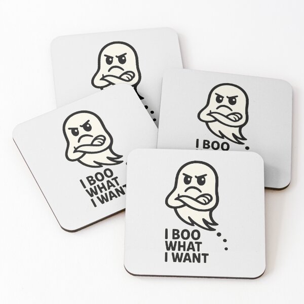 Item preview, Funny Angry Ghost – I Boo What I Want designed and sold by SPOOQY studio.
