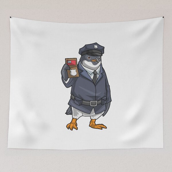 Item preview, Penguin Cop Police badge Police designed and sold by Snabdesign84.