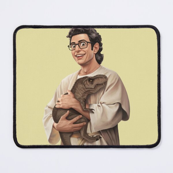 Item preview, Jeff Goldblum and a Dinosaur designed and sold by MattBStickers.