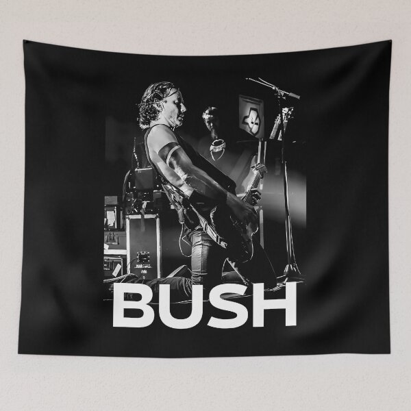 Aperçu de l'œuvre Bush Rock Band - Bush Fan Edition - Nostalgique des années 90 créée et vendue par HeavenPollich.