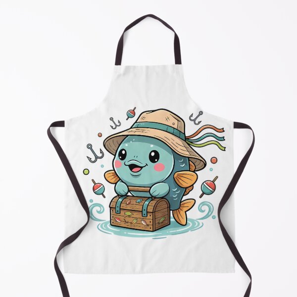 Item preview, Kawaii Fisherman Fish designed and sold by Linework Studio.