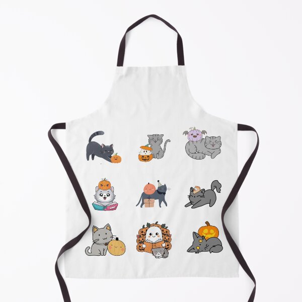 Item preview, Grey tabby Halloween pumpkin cat pack designed and sold by BritishDelights.