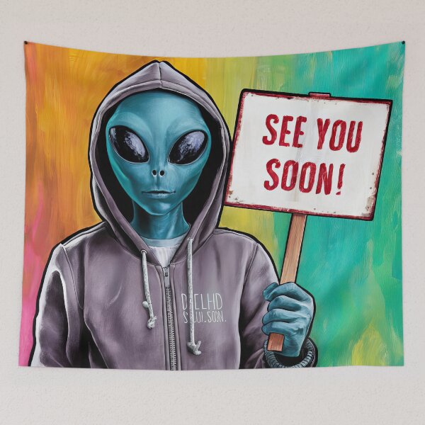 Item preview, Alien placard designed and sold by Colin Bentham.