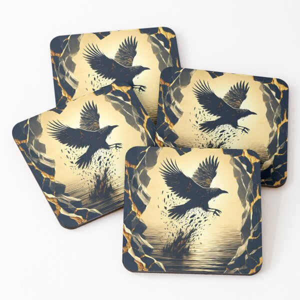 Item preview, Torn Paper Raven, Ai Generated Art  designed and sold by ACC .