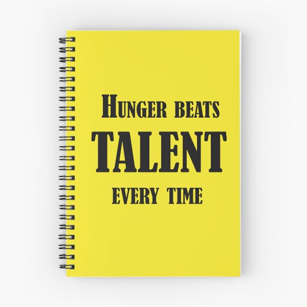 Item preview, Hunger Beats Talent Every Time – Motivation Quote Design designed and sold by ArtNestVerse.
